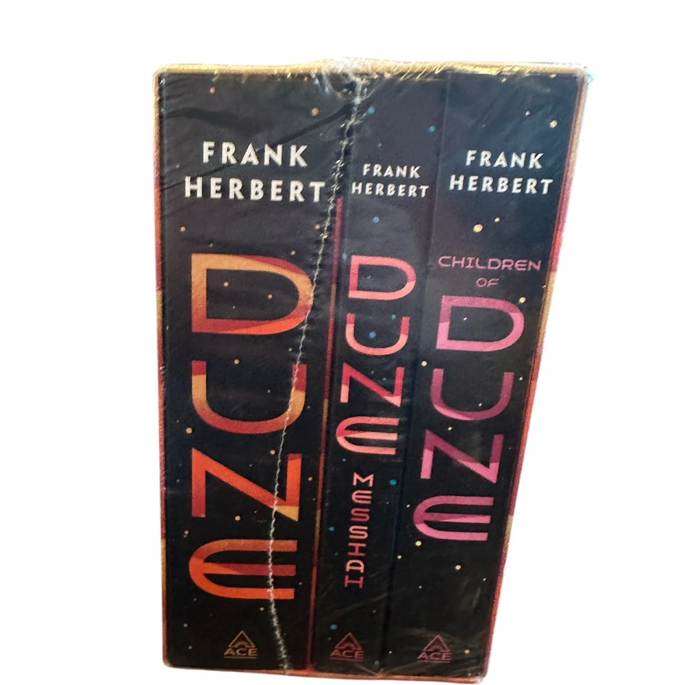 Frank Herbert Dune Saga Box Set Books 1–3 New Sealed Sci-Fi